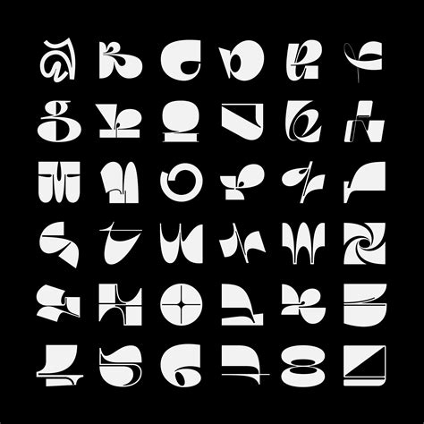 36daysoftype 2019 On Behance Typography Alphabet Typography Graphic