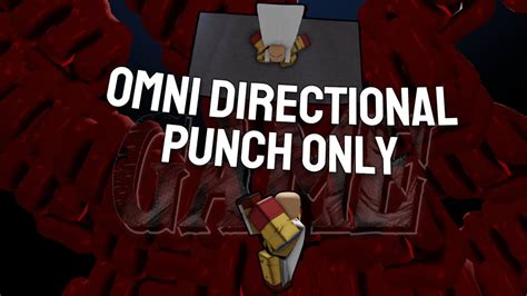 Omni Directional Punch Only In Strongest Battlegrounds Youtube