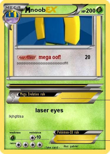 Pokémon Noob 1241 1241 Laser Eyes My Pokemon Card
