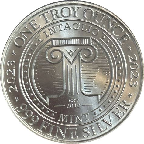 1 Ounce Silver Intaglio Mint Ufos Over Hollywood Estados Unidos