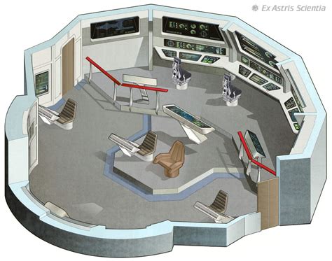 Ex Astris Scientia Galleries Starfleet Bridge Illustrations