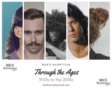 Mens Hairstyles Through The Decades Mens Hairstyles Through The