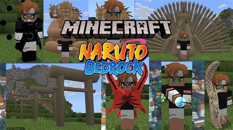 UPDATED Naruto Bedrock Mod Barion Mode Uchiha Massacre New Jutsus Minecraft Naruto Mod