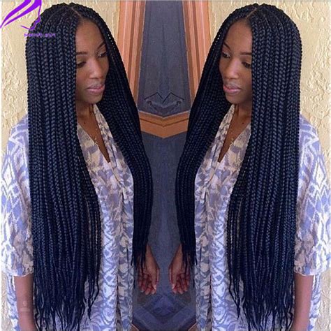 This style is great for little girls because they like to have cool images put into their hair. Jumbo box braids - Amazing Long Term Protective Style ...