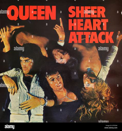 Vinyl Lp Album Cover Sheer Heart Attack By Queen Released By Emi In