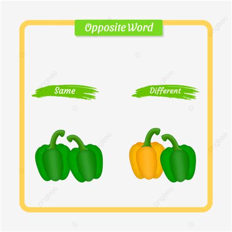 Opposite Adjectives Vector Hd Images Opposite English Adjectives With