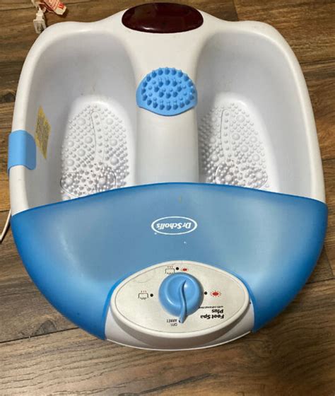 Foot Spa Plus Heat Massager Dr Scholls Bubble Bath Soothing Rolling