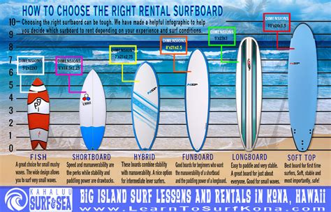Surfing Infographic How To Choose The Right Surfboard