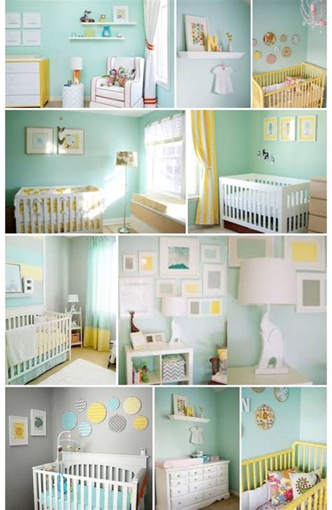 Mint And Yellow Nursery Green Baby Room Nursery Baby Room Yellow