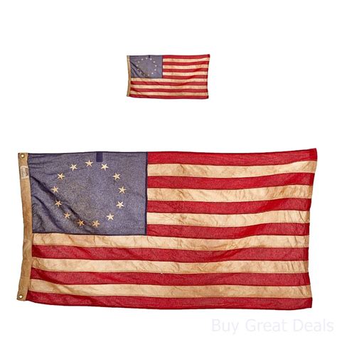 Valley Forge Flag Heritage Series 3 X 5 Foot Antiqued Cotton Colonial