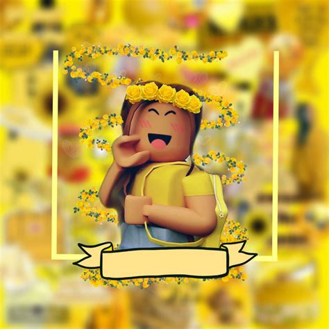 76 Aesthetic Roblox Profile Pictures Yellow Iwannafile