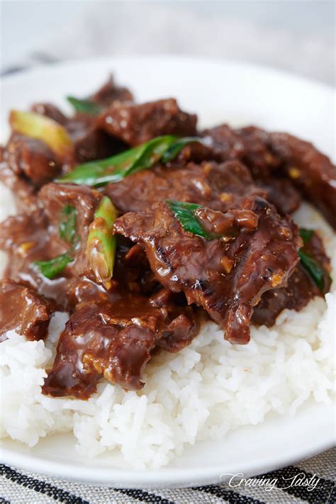 Mongolian cuisine predominantly consists of dairy products, meat, and animal fats. Mongolian Beef - Craving Tasty