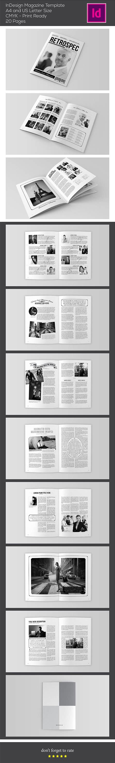 Multipurpose Indesign Magazine Template By Juragan Bo Via Behance