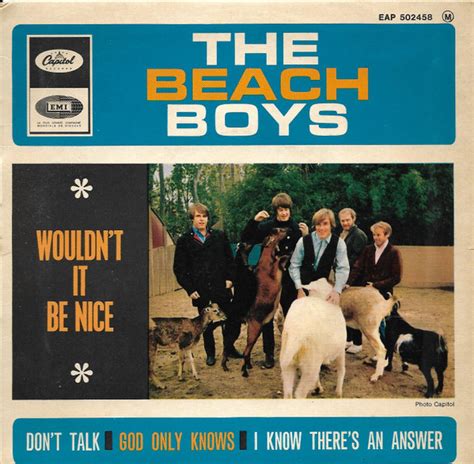 The Beach Boys Wouldnt It Be Nice 1966 Vinyl Discogs