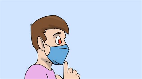 furrybooru animated anthro bitterlad black nose fangs human inner ear fluff male mammal mask