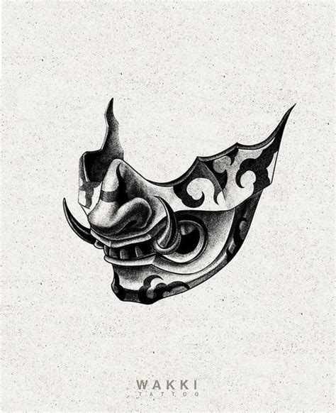 A Black And White Drawing Of A Mask