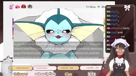 Vtuber My Twitch Chat Paid Me To Read The Vaporeon Copypasta Youtube