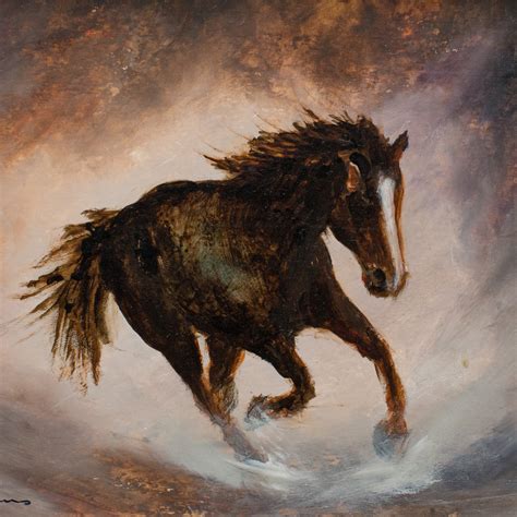 Framed Wildlife Oil Painting Equine Horse Art Original London