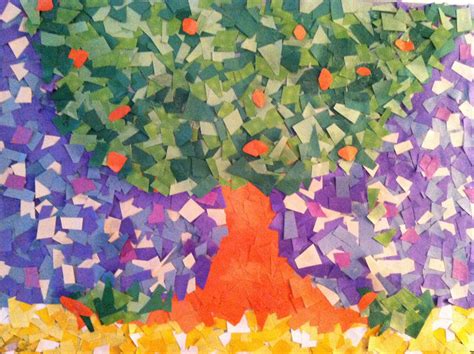 Construction paper is not archivally safe, and nor is it meant to be. Construction paper tree | Paper tree, Painting ...