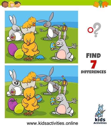 Spot The 7 Differences Between The Two Pictures Kids Activities Riset