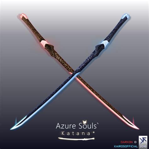 Azure Souls Katana Official By Theofficialc7 On Deviantart Espadas