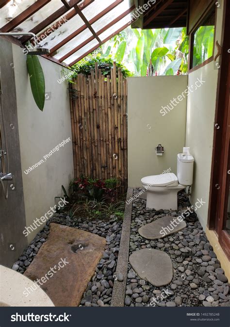Outdoor Bathroom Bali Indonesia Stock Photo 1492785248 Shutterstock