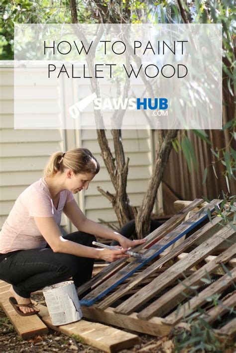 How To Paint And Stain Pallet Wood For Your Diy Project With Images