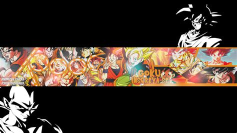100% dragon ball & dbz Goku Banner Youtube by LaisRCroft on DeviantArt