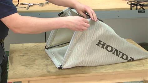 We sell a vast range of quality products for the power equipment industry. Honda Lawn Mower Repair - How to replace the Grass Bag ...