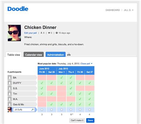 You're also able to check results anywhere, anytime. Site of the Day: Doodle