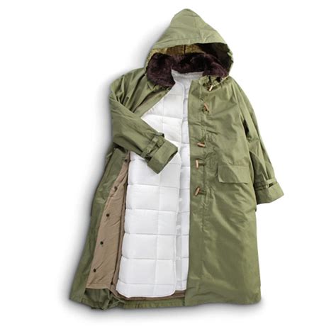 New Italian Military Surplus Quilted Parka Olive Drab 293905