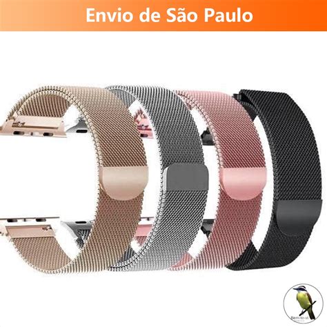 Bemtevi Pulseira Milanese A O Metal Magnetico Fecho Mm Mm Mm