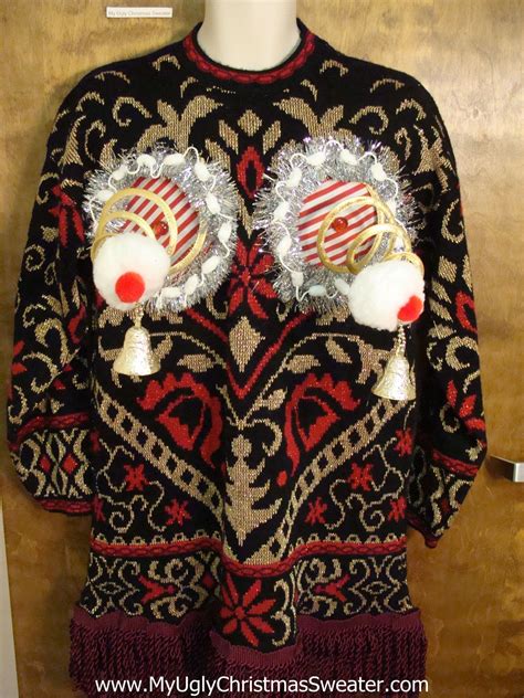 Best 80s Awful Crazy Naughty Ugly Christmas Sweater My Ugly Christmas