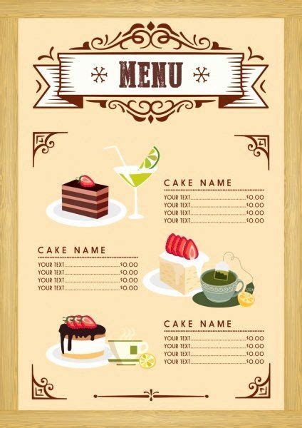 Pin On Perfect Restaurant Menu Templates