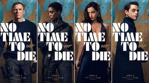 No Time To Die Character Posters Of 25th James Bond Film Reveal Rami