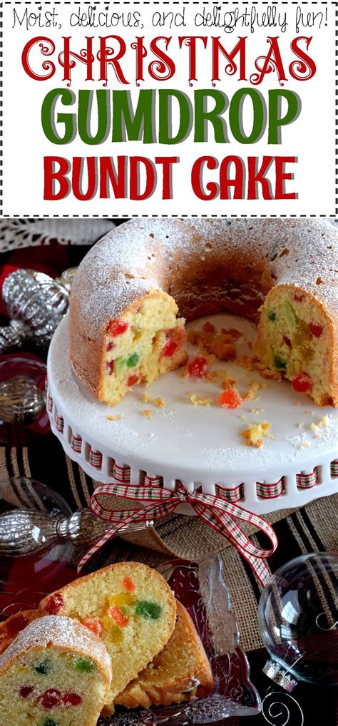See more ideas about dessert recipes, cupcake cakes, just desserts. Christmas Gumdrop Bundt Cake - Lord Byron's Kitchen