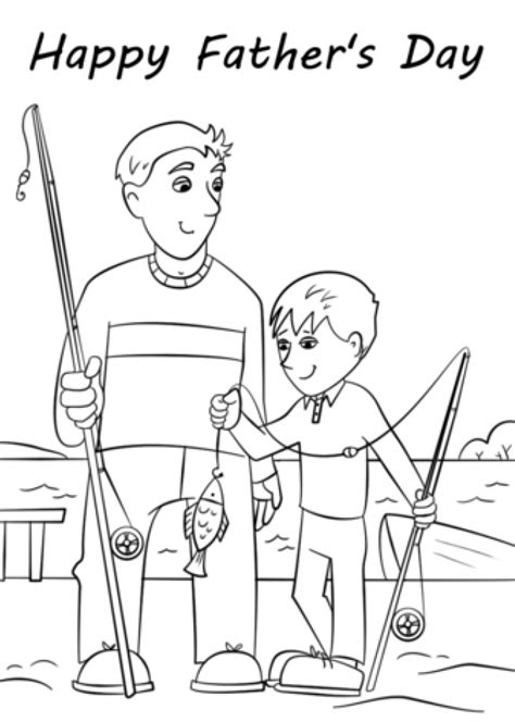 600x763 fathers' day, big love for daddy on fathers day coloring page. Fathers Day Coloring Page coloring page & book for kids.