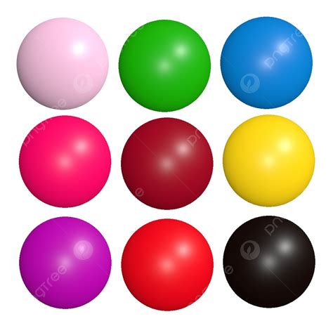 Set Of Spheres Vector Ball Sphere Button Png And Vector With