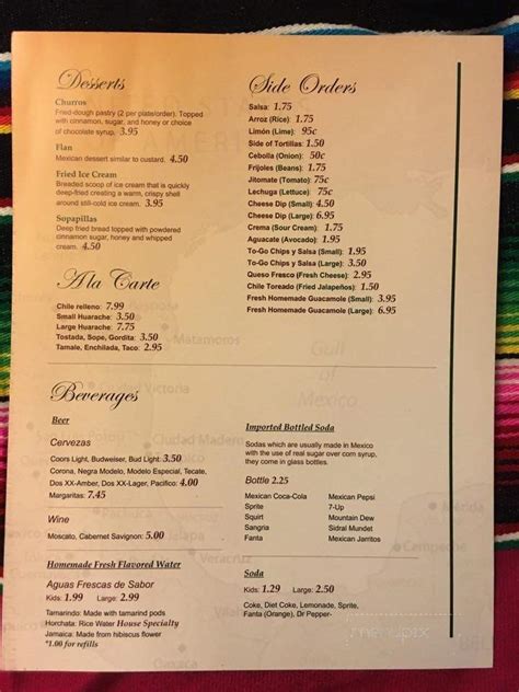 Puerto vallarta restaurant (twin lakes) mexican restaurant. Menu of Sabor A Mexico in Rapid City, SD 57701