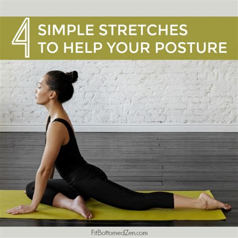 4 Simple Stretches To Help Your Posture Fit Bottomed Girls