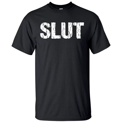 slut whore vintage sexy adult humor funny profanity design tall t shirt teeshirtpalace