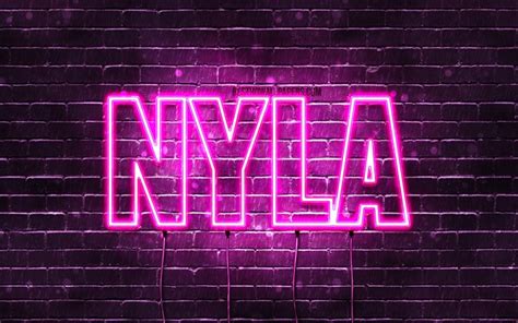Download Wallpapers Nyla 4k Wallpapers With Names Female Names Nyla