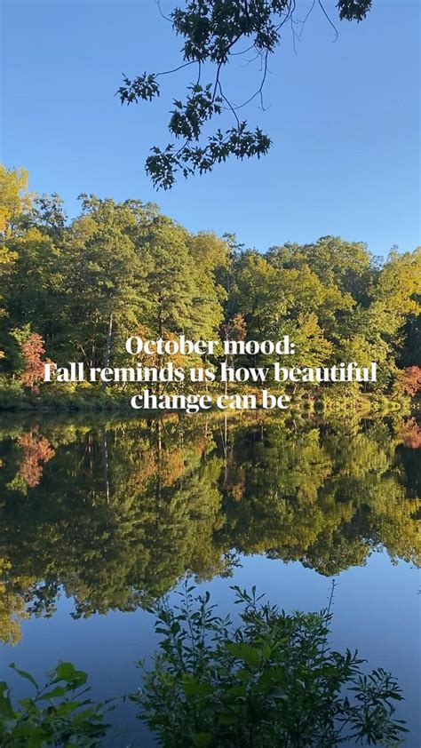October Mood Fall Reminds Us How Beautiful Change Can Be In 2022 How