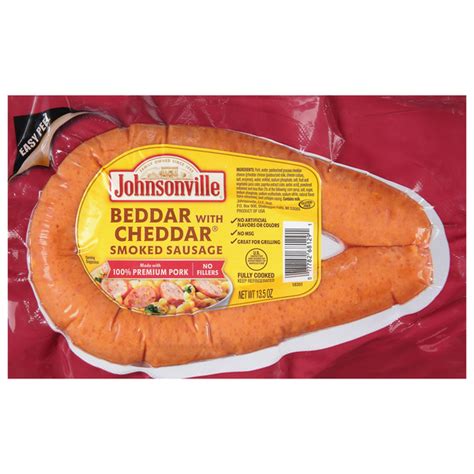 Save On Johnsonville Beddar With Cheddar Sausage Smoked Cheddar