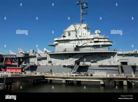 Uss Yorktown Is A Us Navy Aircraft Carrier And Is A National Historic