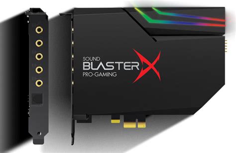 Creative Sound Blasterx Ae 5 Rgb Soundcard Launched At E3 Peripherals
