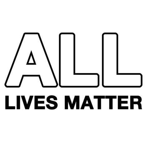 Several notable individuals have supported all lives matter. All Lives Matter Stickers by Arch Square