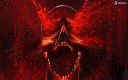 Skull Skulls Dark Blood Eyes Bleeding Wallpapers