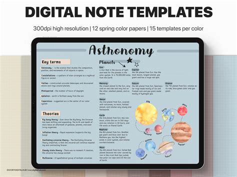 Note Template For Goodnotes Note Taking Template Goodnotes Etsy