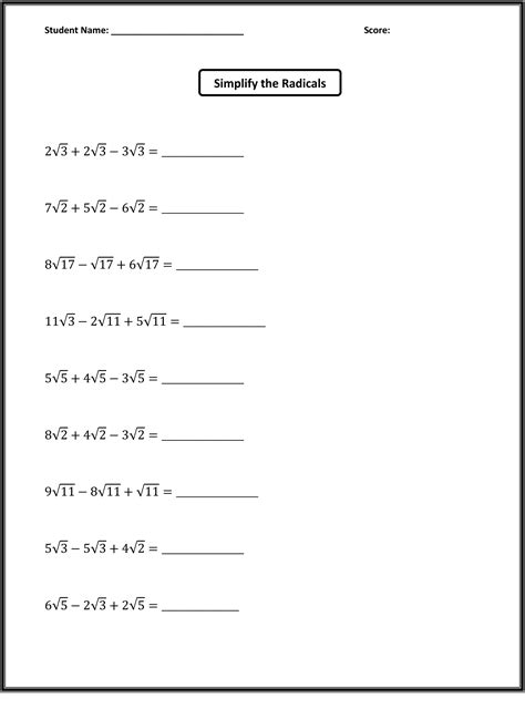 Algebra 6th Grade Worksheets
